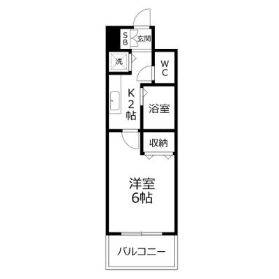 ◆アットイン新宿5-1　『アットイン公式WEBサイトなら空室状況を検索｜かんたん予約🔍＜24時間受付中！＞』の物件間取り図