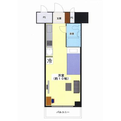 ★★★ウイークリー・マンスリー根岸第２★★★【駅チカ・徒歩２分】【エレベーター】の物件間取り図