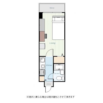 ユニオンマンスリー町田４　209　1K・シングル☆新宿・横浜へのアクセスが便利の物件間取り図