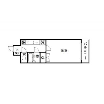 OneLife日本橋人形町クラウド【バストイレ別,室内洗濯機,オートロック,★日本橋三越本店まで徒歩圏内！】の物件間取り図