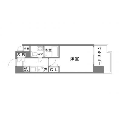 OneLife新宿クラウド1st【▼▼東京女子医科大学病院まで徒歩圏内！】の物件間取り図