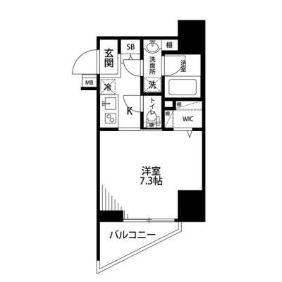 ◆アットイン横浜桜木町6  『公式サイト限定キャンペーン実施中！室内画像も豊富で、お見積り／web予約も可能です！「アットイン公式」で検索！🔍』の物件間取り図
