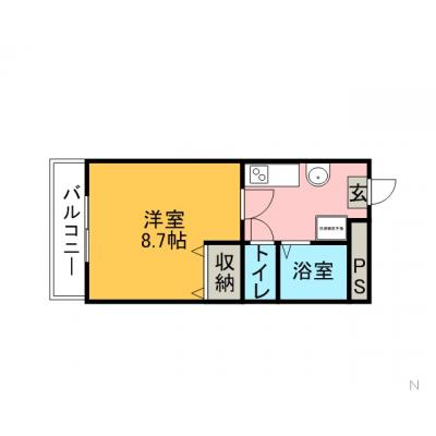 ＡＣＯ南陽　⭐名鉄本線牛田駅　南口改札目の前⭐の間取り図