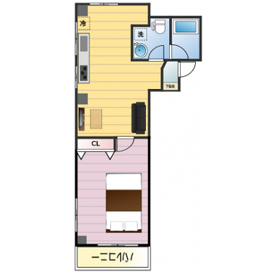 ＜ファミリータイプ🏠✨＞TNS新宿グランデ3【ネット接続無料❗】＜6月中旬以降空室あり＞の物件間取り図