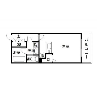 OneLife江東橋SOUTH【★東京都立墨東病院まで徒歩圏内！　★オートロック・独立洗面台】の物件間取り図