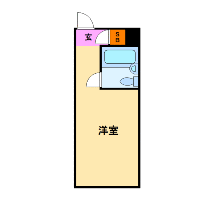 ≪ホテルタイプ≫マンスリーリブマックス沼津駅前『ペット可・シモンズベッド』【シングルルーム】の間取り図