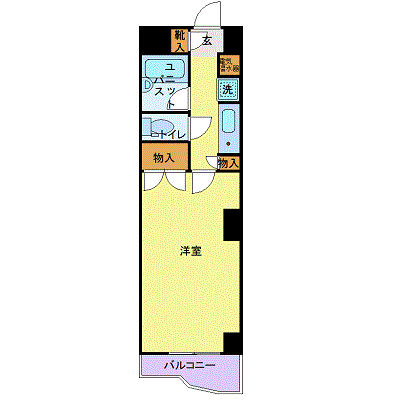 マンスリーリブマックス水戸駅NORTHベルク□『27平米』≪スタンダードシリーズ≫の物件間取り図