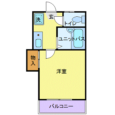 マンスリーリブマックス富山・高岡駅南レジデンス▽『ロフト付』【1名入居限定・セパレート】≪スタンダードシリーズ≫の物件間取り図