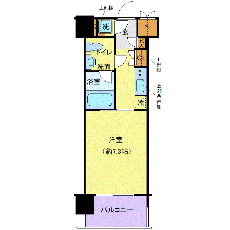 グッドステイ東武東上線大山EASTパーク■『24平米・独立洗面・浴室乾燥付』【ハイクラス】の物件間取り図