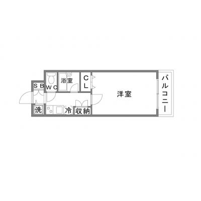 OneLife四谷スタジオ【★防衛省まで徒歩圏内！】の間取り図