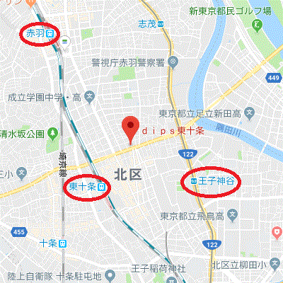 グッドステイ京浜東北線東十条NORTH■『25平米』【ハイクラス】の物件地図