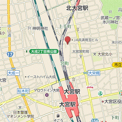 マンスリーリブマックス大宮スパシエルクス■【独立洗面】≪スタンダードシリーズ≫の物件地図