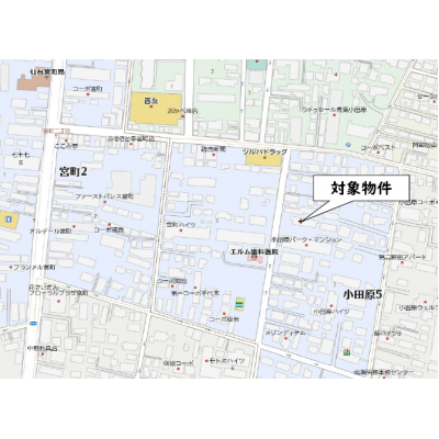 ピースフル仙台駅北の物件地図