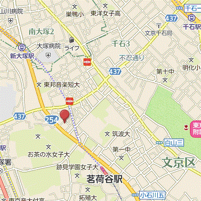 マンスリーリブマックス茗荷谷ガラシティ▲『23平米』【セパレート】≪スタンダードシリーズ≫の物件地図