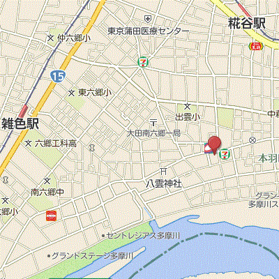 マンスリーリブマックス羽田・糀谷スカイガーデン■『1LDK・40平米・角部屋』【Wi-Fi無制限・ソファ】≪Aタイプ・ラグジュアリーシリーズ≫の物件地図