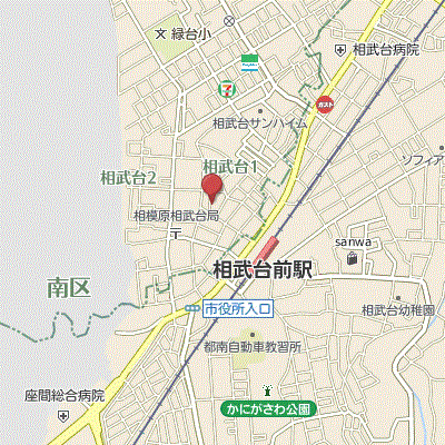 グッドステイ相模原南・相武台前駅前NORTH●『1名入居限定・駅4分』【ライト】の物件地図