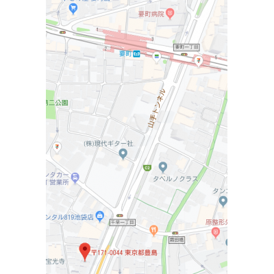 ☆ONEBAG池袋西【スタイリッシュシリーズ】♪３沿線３駅利用可能/眺望良好♪☆の物件地図