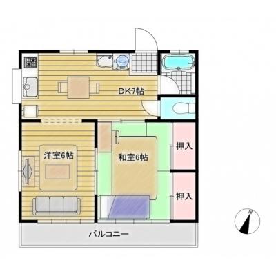 Bizroom／グリーンハイツ黒須【環境◎】家族利用なら最大４名まで利用可能！の物件地図