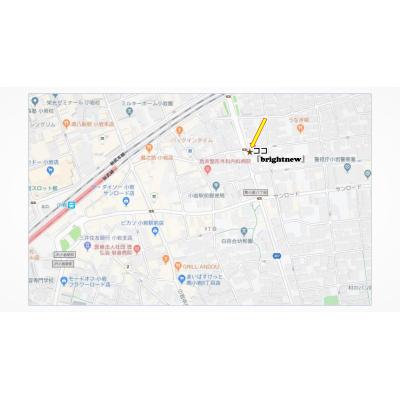 ネット無料・ペット可・外国籍可・総武線・小岩・江戸川病院、滋恵会医科大学葛飾医療センター至近の物件地図