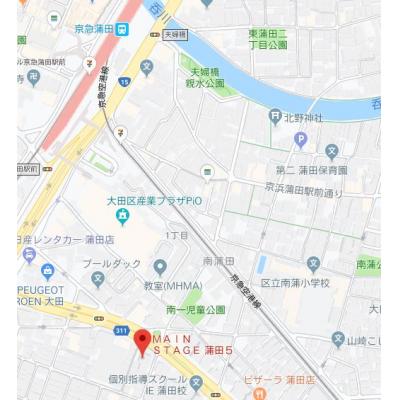 ☆S-FITステイ蒲田【スタイリッシュシリーズ】空港アクセス良好、人気物件☆の物件地図