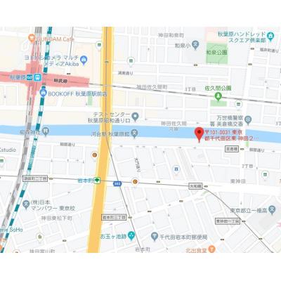 ☆ONEBAG東神田【スタイリッシュシリーズ】駅徒歩3分の好立地☆の物件地図