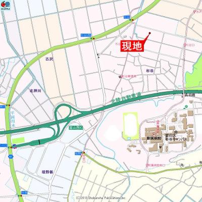 アパマートマンスリー富山西インター　杉谷　Wi-Fi無料　1K(101)の物件地図
