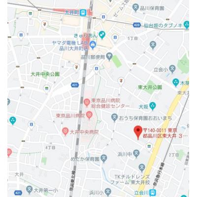 ☆S-FITステイ大井町Ⅰ【スタイリッシュシリーズ】3沿線以上利用可能♪☆の物件地図