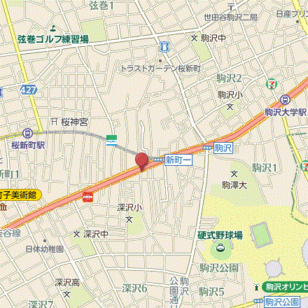 グッドステイ駒沢大学ガラシティ■『浴室乾燥付』【ベーシック】の物件地図