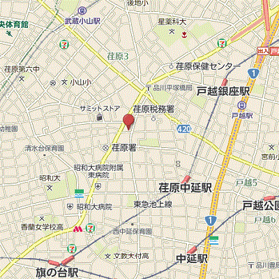 マンスリーリブマックス品川アークフラッツ■【浴室乾燥付】≪スタンダードシリーズ≫の物件地図