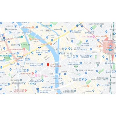 【今月の契約に限り‼】通常料金1日/4,000円➡3,500円でご紹介可能！★天神駅徒歩10分！　光インターネット無料です！の物件地図