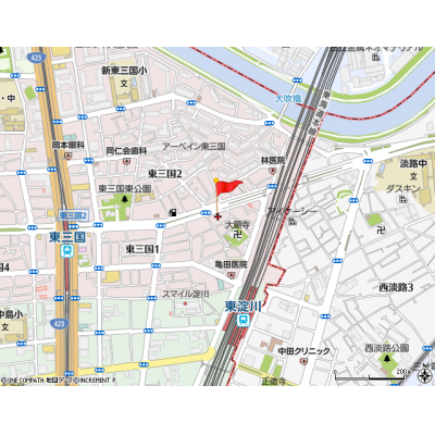 マンスリーライフ新大阪北４◆【日額賃料500円オフキャンペーン実施中★10/31迄】Wi-Fi無料・分譲賃貸・セミダブル・3沿線利用可能・2020年3月完成の築浅物件【禁煙】の物件地図