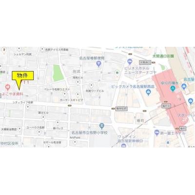 【リードマンスリー】朝日プラザ名古屋ターミナルスクエア【名駅8分好立地】オートロック有でセキュリティも安心♪の物件地図