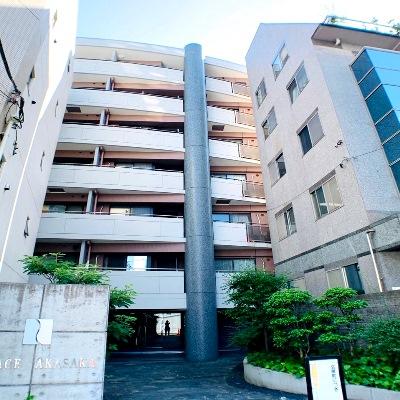[溜池山王・赤坂]マンスリー7A：1LDK、45平米(2階)の物件地図