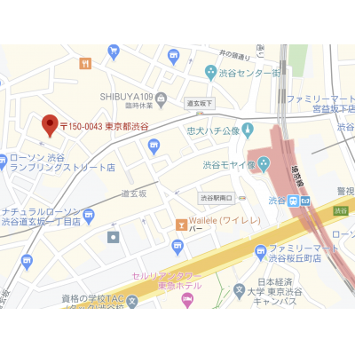 PIPI・渋谷駅至近　NHK近　ポケットWIFI完備　一時帰国者利用可　家具家電付　オートロック　女性にも安心の物件地図