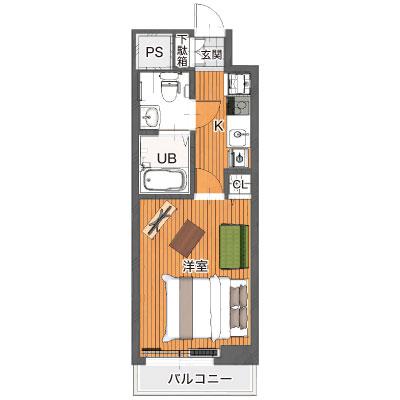 レントライフマンスリー新横浜駅前G【契約・事務手数料無料！】の物件地図