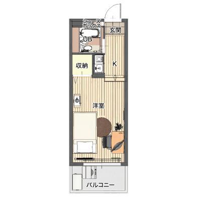 レントライフマンスリー横浜日吉F【大人気日吉エリア】【契約・事務手数料無料！】の物件地図