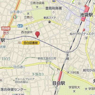 グッドステイ池袋・目白レガリア■『セパレート』【ベーシック】の物件地図