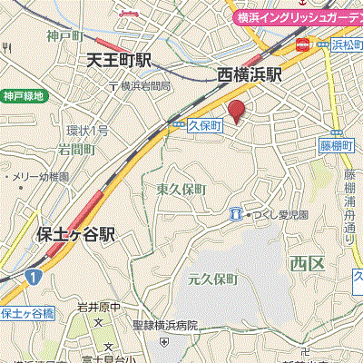 マンスリーリブマックス西横浜ビアンコーヴォ★『駅5分』【浴室乾燥付】≪エクセレントシリーズ≫の物件地図