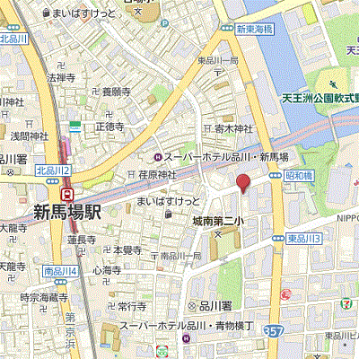 マンスリーリブマックス品川・京急新馬場EAST■【浴室乾燥付】≪スタンダードシリーズ≫の物件地図
