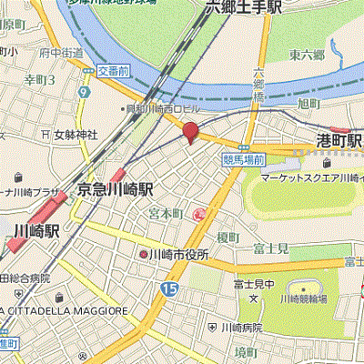 グッドステイ川崎パークウェル弐番館■『浴室乾燥付』【ハイクラス】の物件地図