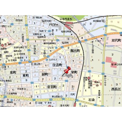 アパマートマンスリー富山市　栄町　1K(106)の物件地図