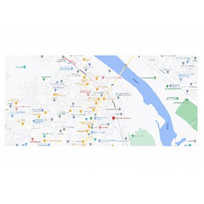 【サンハナ】東武足利市駅徒歩10分　１Kの物件地図