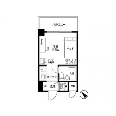 レントライフマンスリー横浜東神奈川駅B【契約・事務手数料無料！】の物件地図