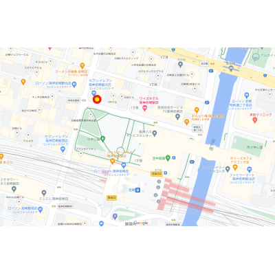 トラスト尼崎2【2面採光で日当たり良好！1LDKタイプ！】の物件地図