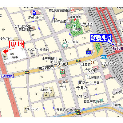 グッドステイ京葉線蘇我▲『禁煙ルーム・駅5分』【ライト】の物件地図