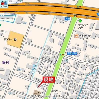 アパマートマンスリー高岡市　野村　Wi-Fi無料　2DK(A201)の物件地図