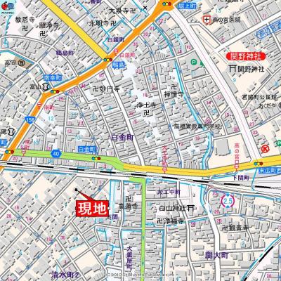 アパマートマンスリー高岡駅西 清水町 Wi-Fi無料 1K (bc)の物件地図