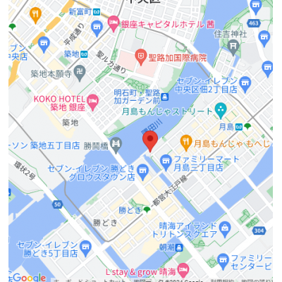 GTNStay月島Ⅰ(菱和パレス月島) 403の物件地図