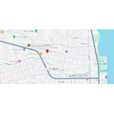 契約OK！別府大学そば☆駐車場1台無料！wifi無料です♪の物件地図