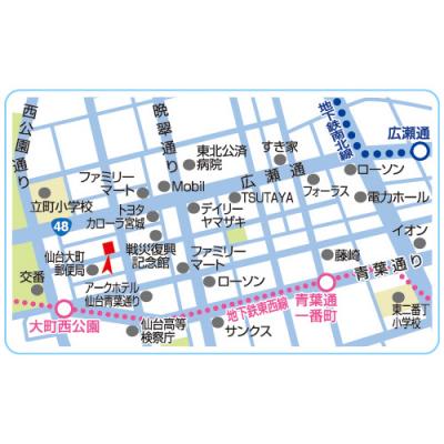 みさわやビル1ＬＤＫの物件地図